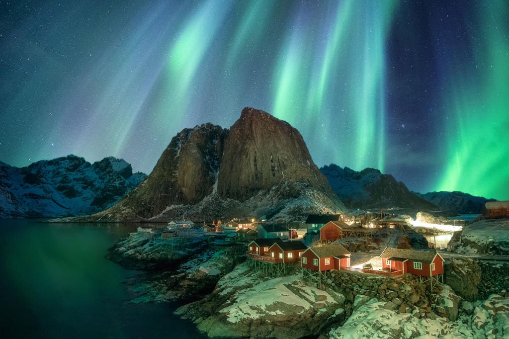Norwegen-Lofoten - Nordlicht