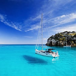 Mallorca Yacht vor Anker